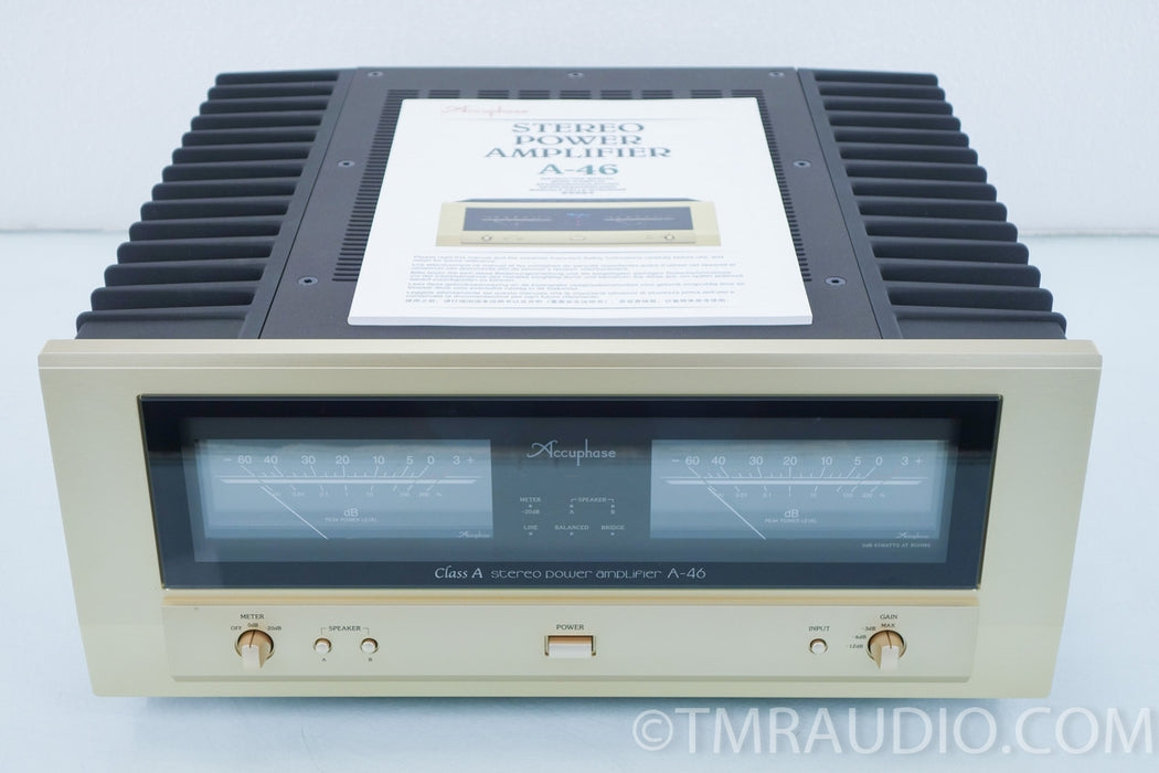 Accuphase A-46 Class A Stereo Power Amplifier