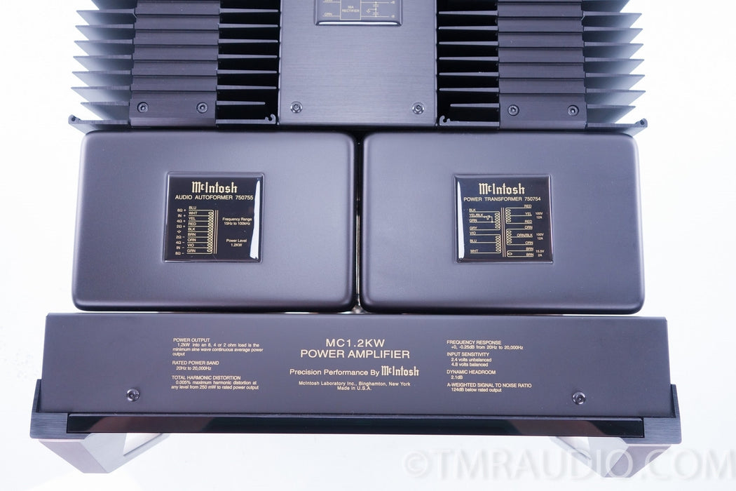 McIntosh MC1.2KW Monoblock Amplifiers