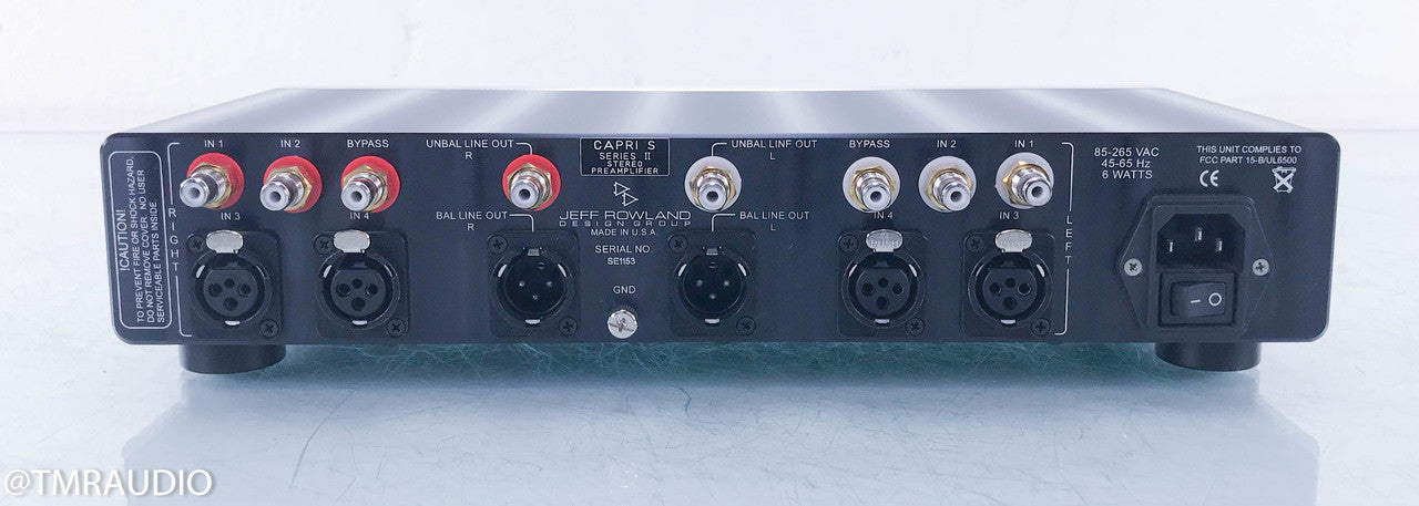Jeff Rowland Capri S Series II Stereo Preamplifier