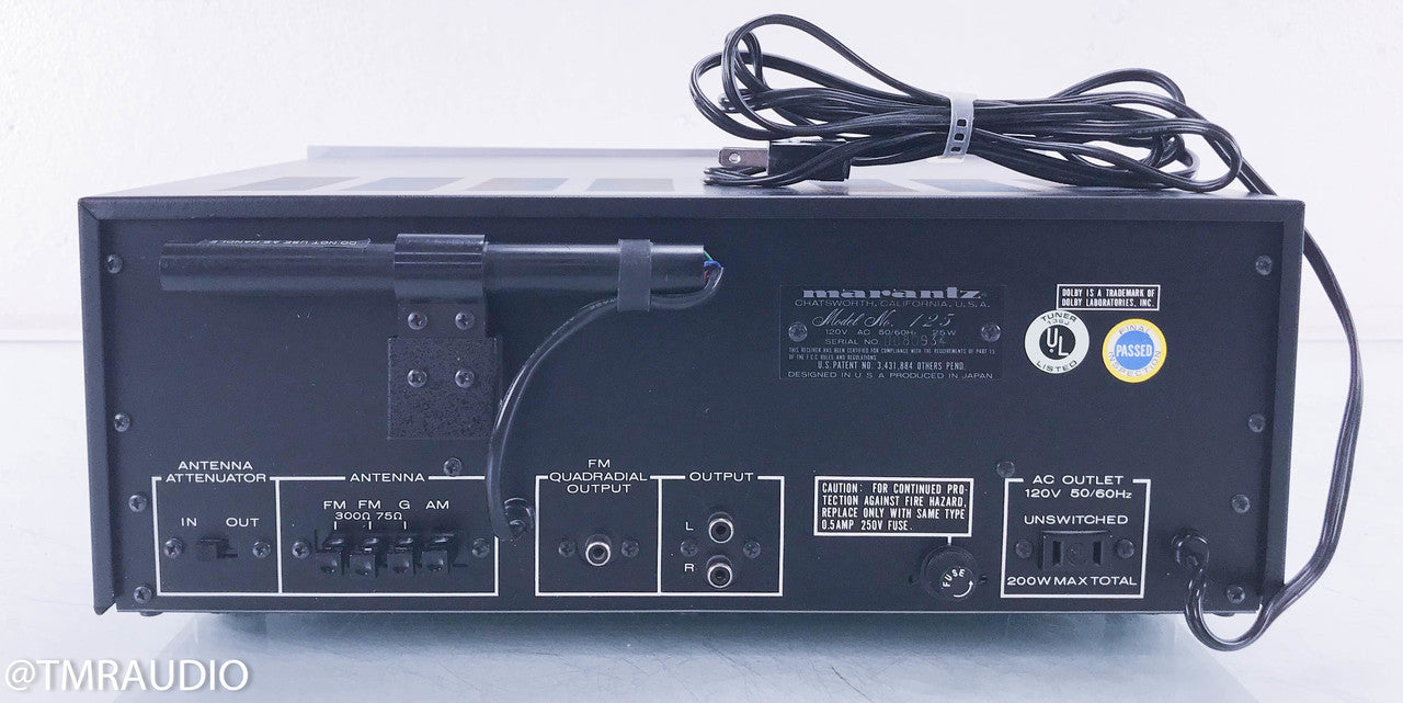 Marantz Model 125 Vintage Stereo AM/FM Tuner