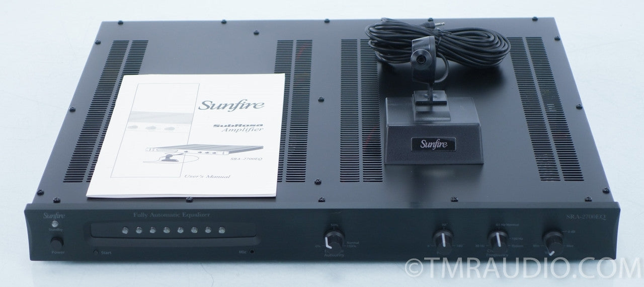 Sunfire SubRosa SRS-210 R Flat Panel Subwoofer & 2700 EQ Amplifier
