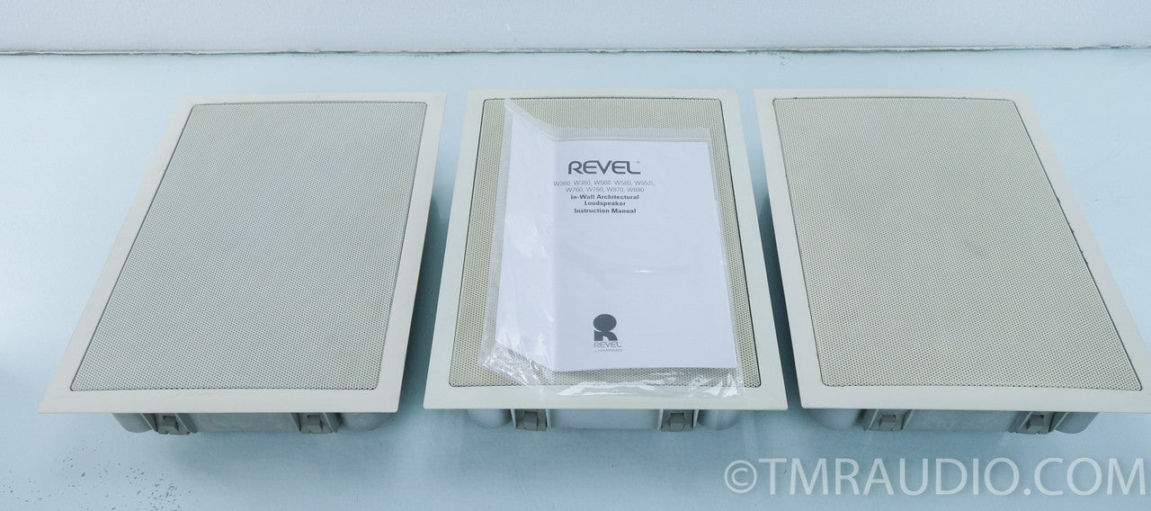 Revel W890 In Wall Speakers (Set of 3)