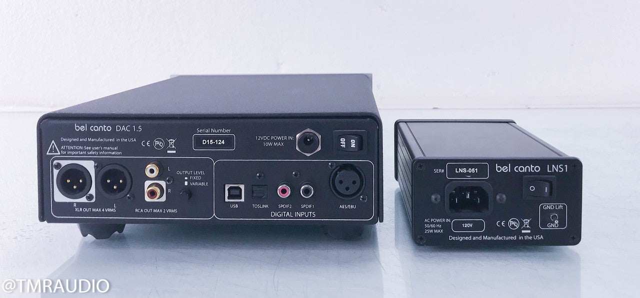 Bel Canto e.One DAC 1.5 D/A Converter w/ LNS1 Power Supply