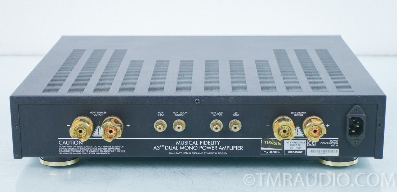 Musical Fidelity A3 CR Power Amplifier