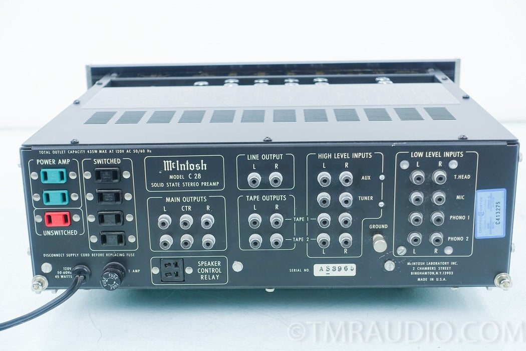 McIntosh C28 Vintage Stereo Preamplifier