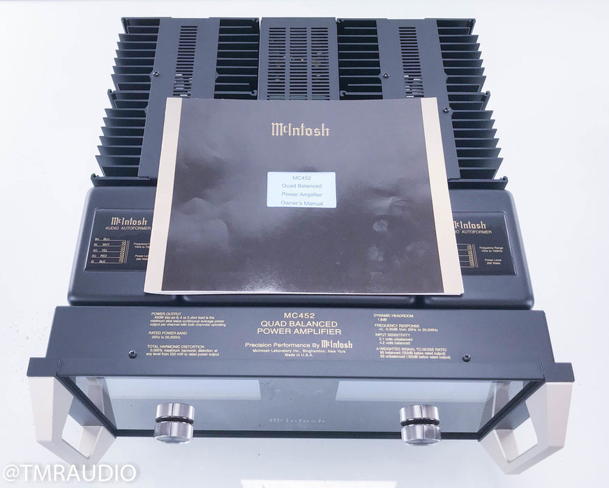 McIntosh MC452 Stereo Power Amplifier