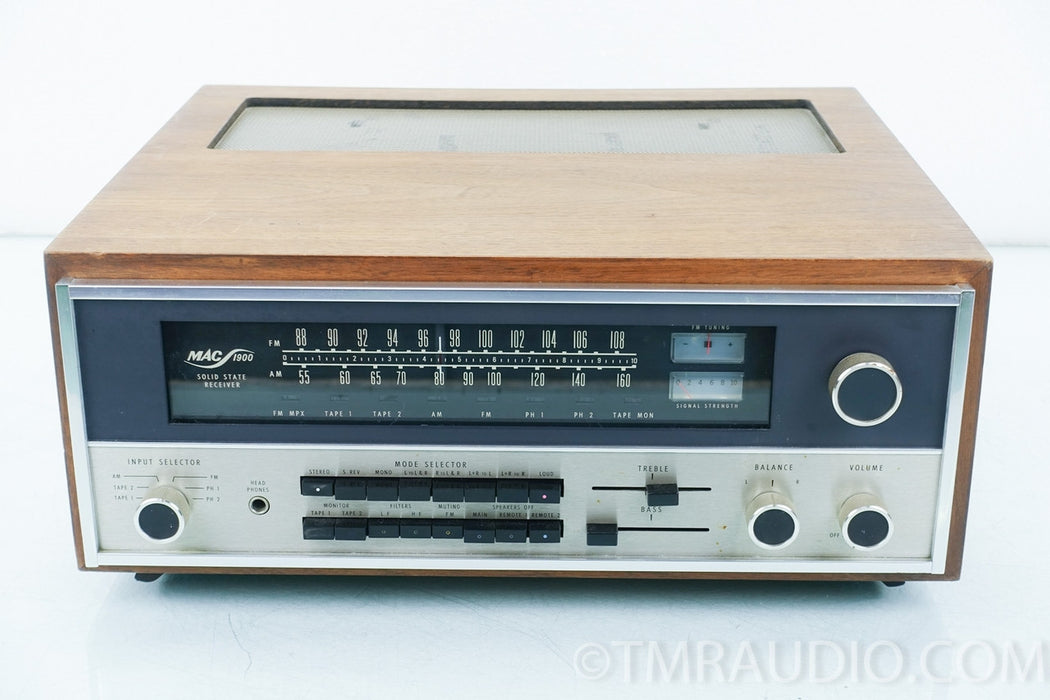 McIntosh MAC 1900 Vintage Stereo Receiver AS-IS (No FM)