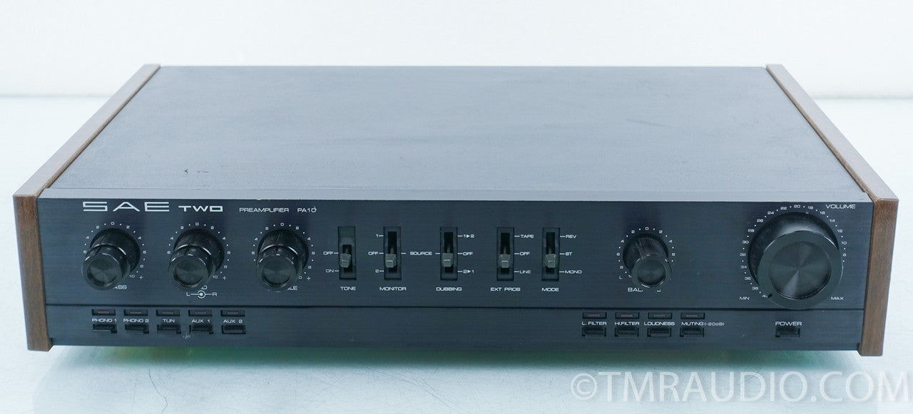 SAE TWO PA10 Vintage Preamplifier w/ Phono
