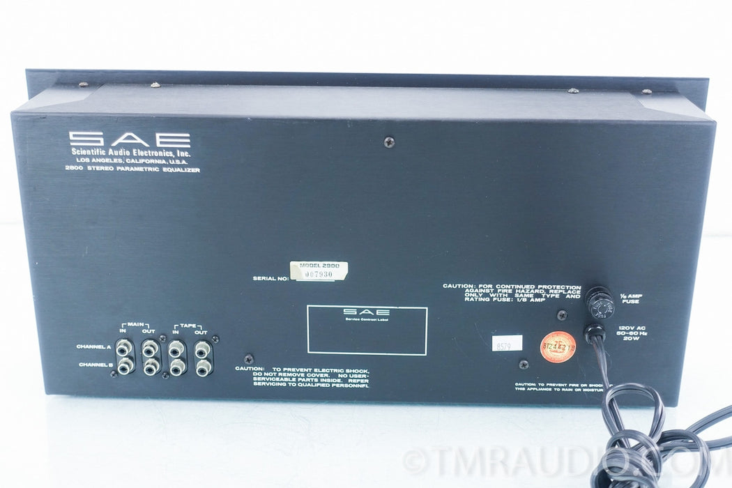 SAE 2800 Vintage Parametric Equalizer