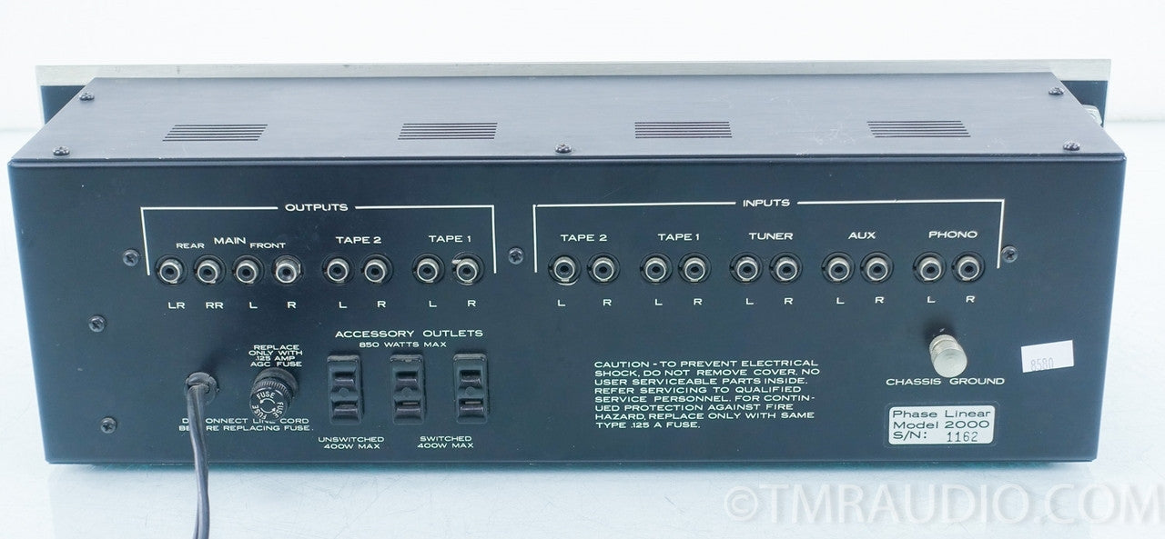 Phase Linear 2000 Vintage Preamplifier AS-IS (needs repair)