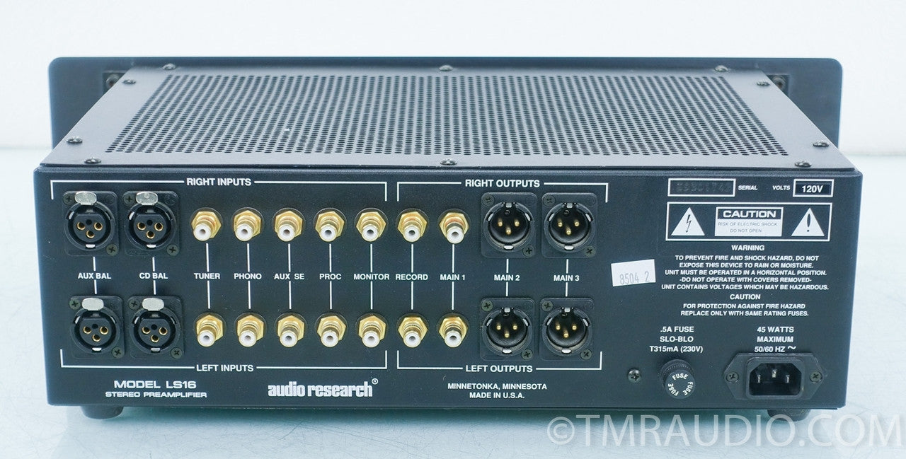 Audio Research LS16 Tube Preamplifier
