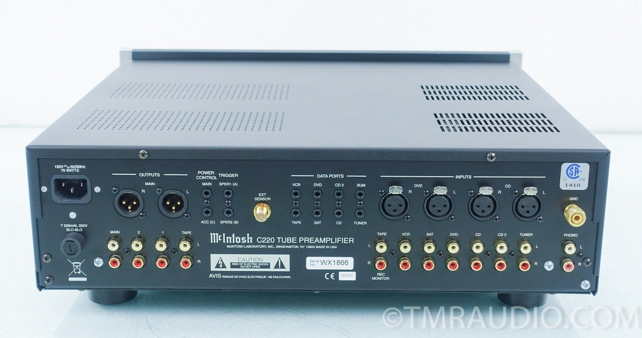 McIntosh C220 Tube Preamplifier