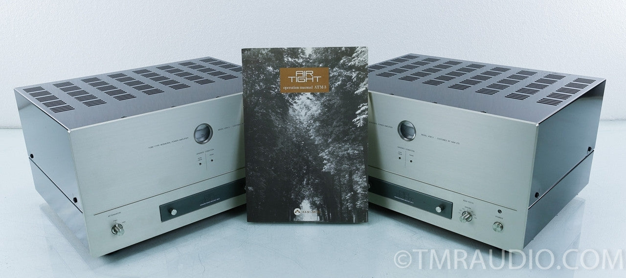 Air Tight ATM-3 Mono Tube Amplifiers