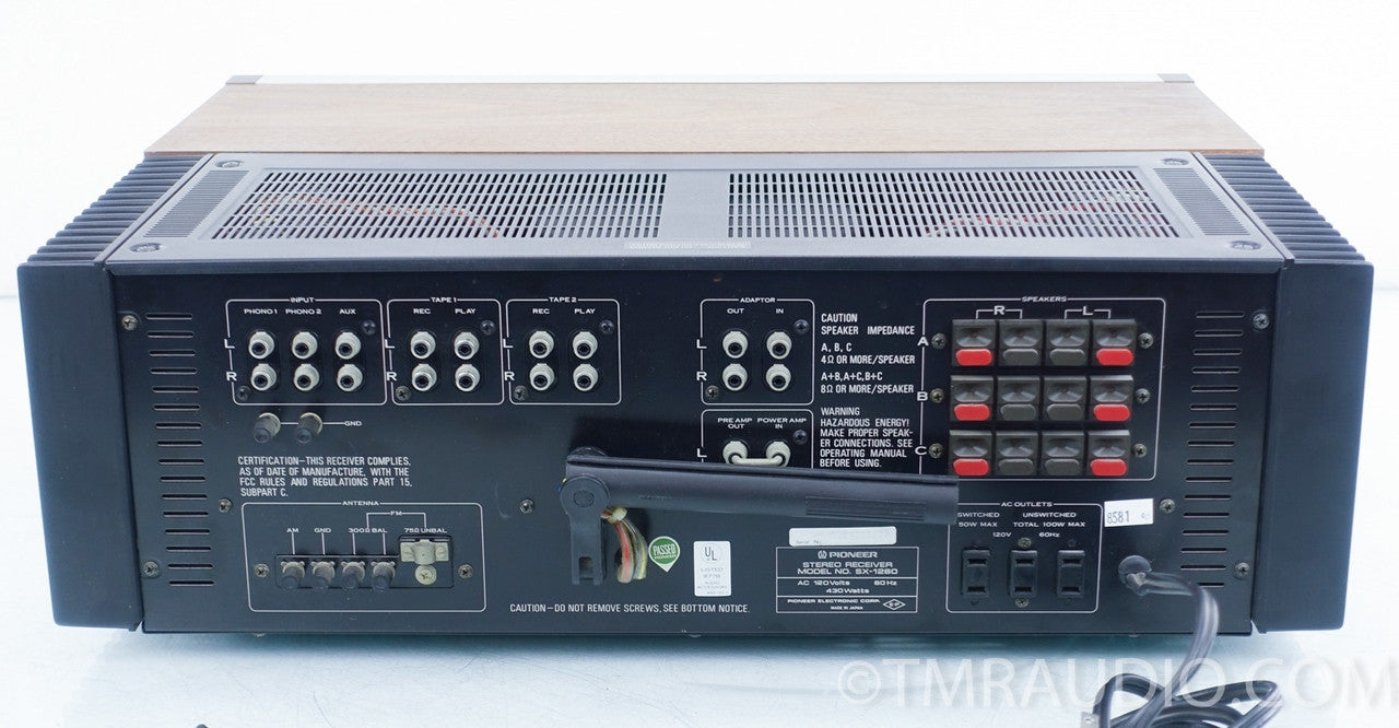 Pioneer SX-1280 AM/FM Vintage Stereo Receiver