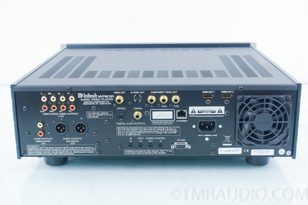 McIntosh MVP-881 Bluray / CD Player