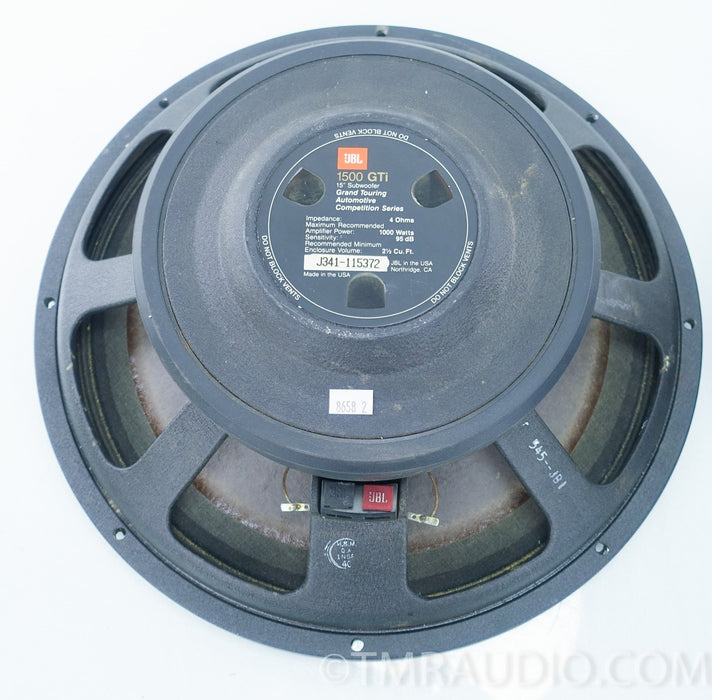JBL 1500 GTI 15" Woofer 1500GTI Grand Tourismo Automotive Competition Woofer