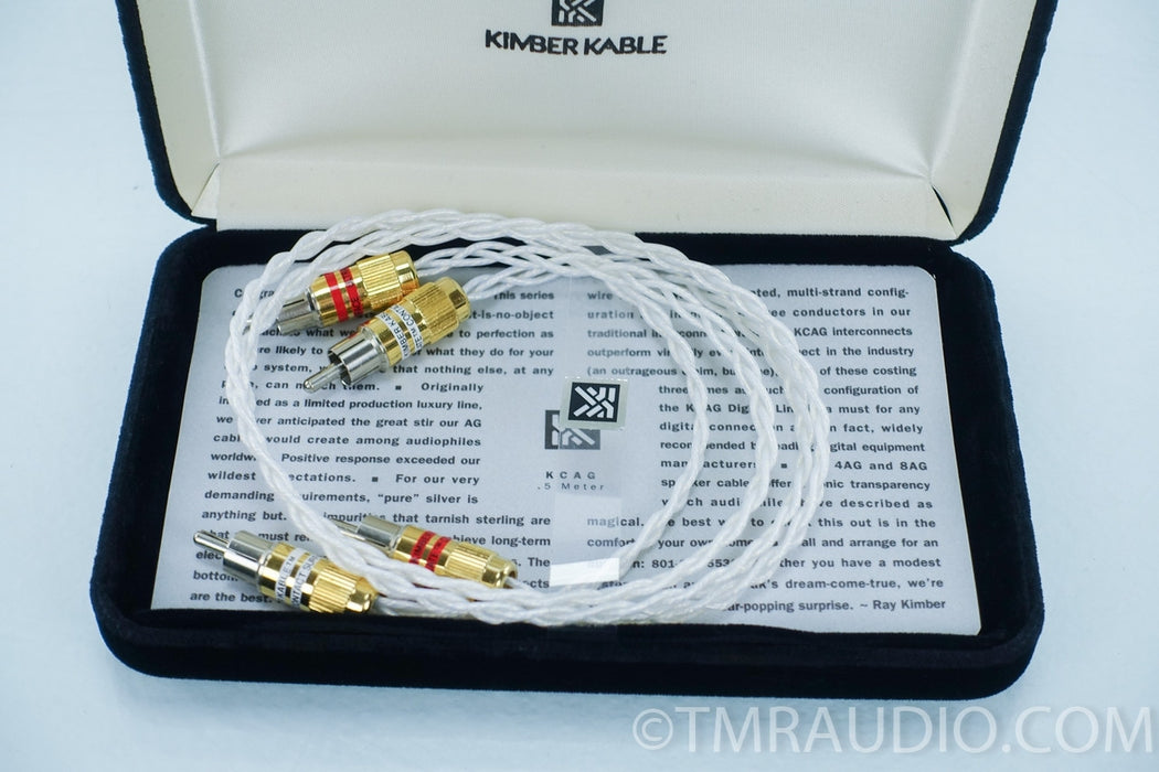 Kimber Kable KCAG Ultraplate RCA Cables