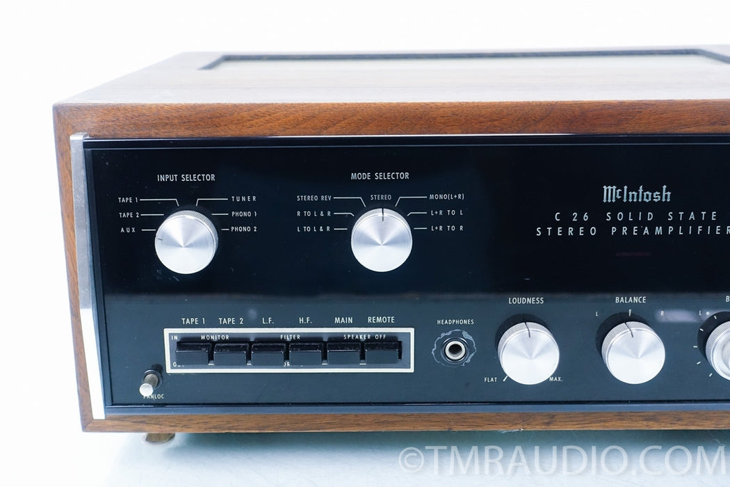 McIntosh C26 Stereo Vintage Preamplifier