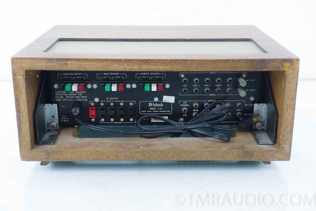 McIntosh C26 Stereo Vintage Preamplifier