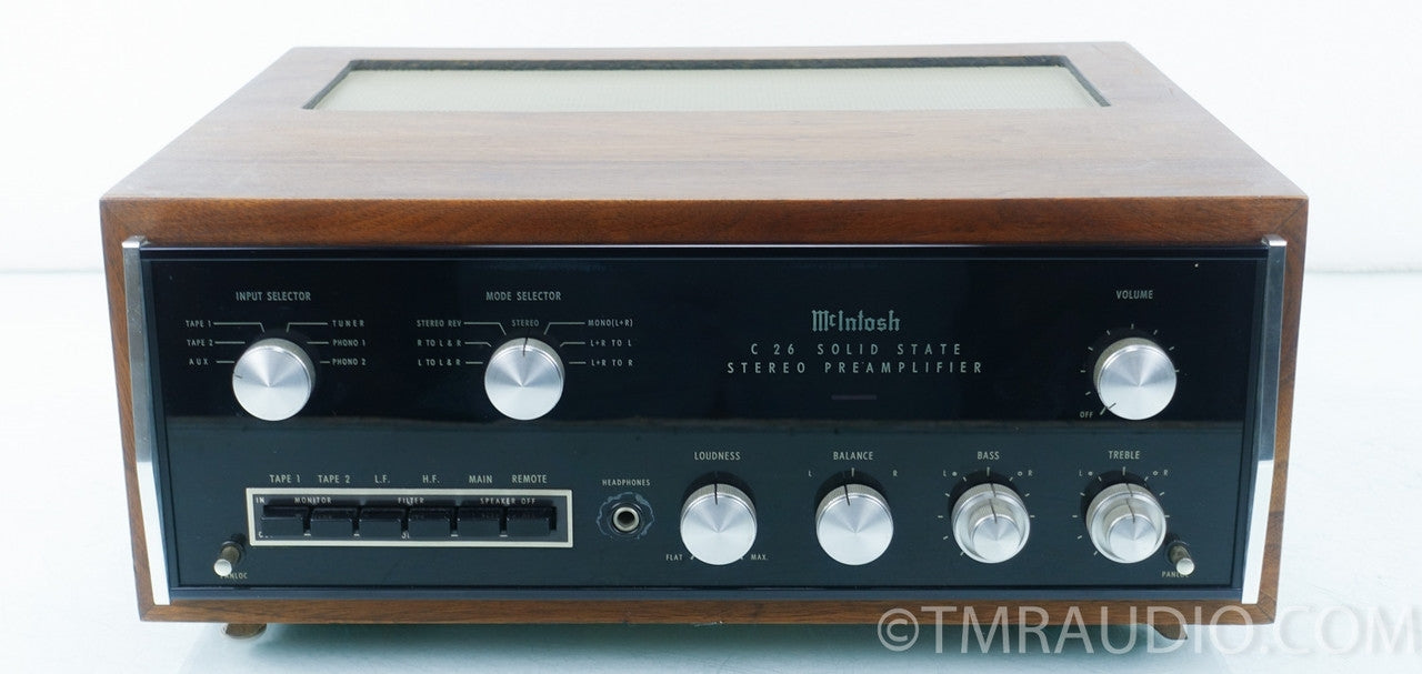 McIntosh C26 Stereo Vintage Preamplifier
