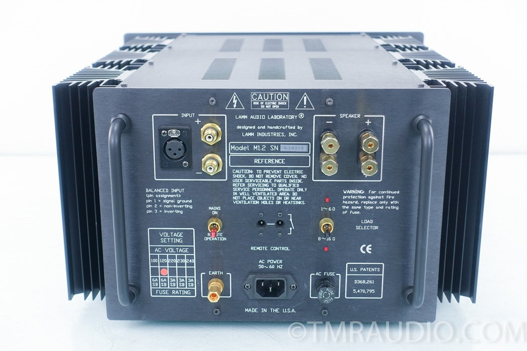 Lamm Industries M1.2 Reference Monoblock Amplifiers