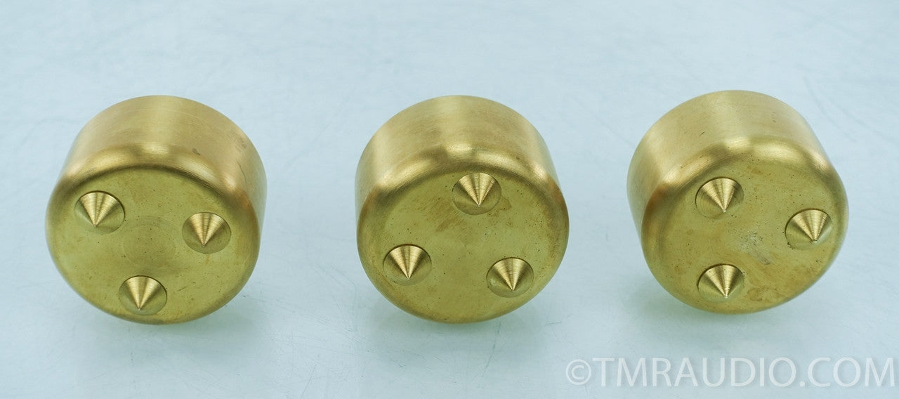 Mapleshade Triplepoints Brass Footers (Set of Three)