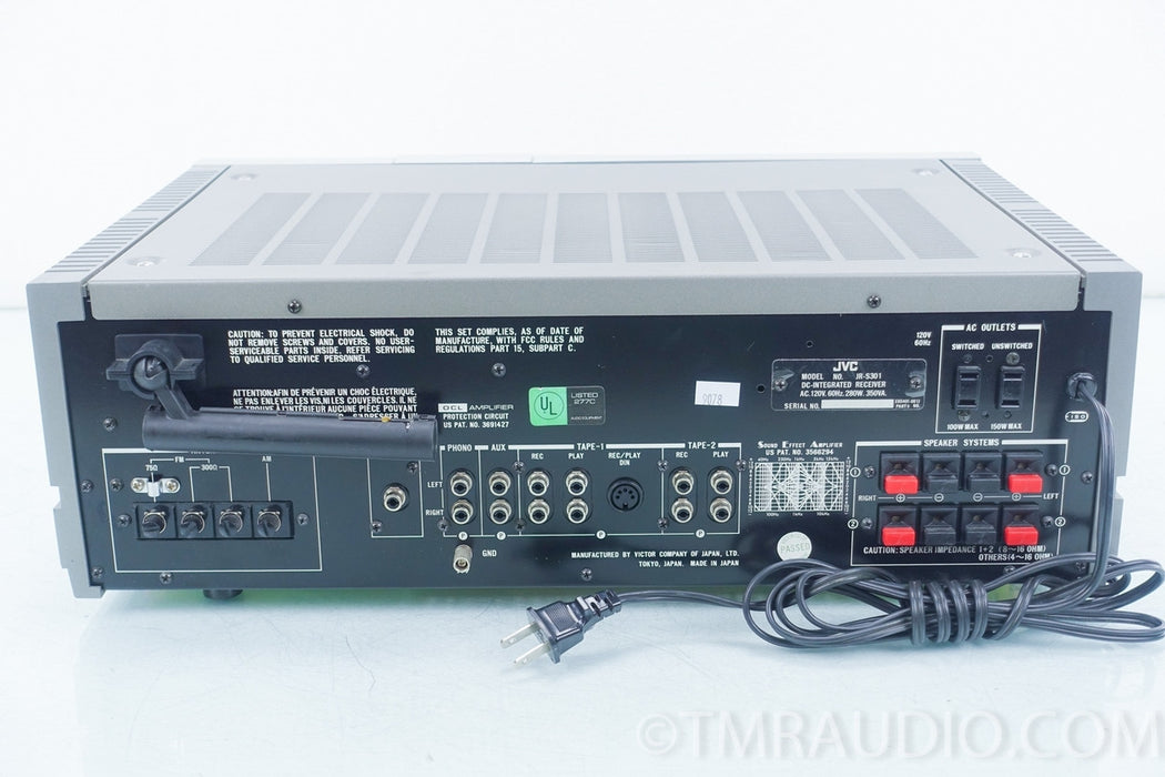 JVC JR-S301 Vintage AM / FM Stereo Receiver