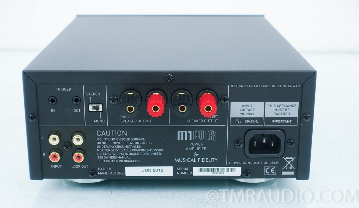 Musical Fidelity M1 Mono Power Amplifiers