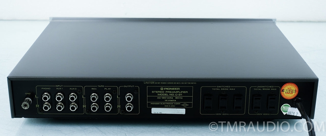 Pioneer C-21 Vintage Stereo Preamplifier