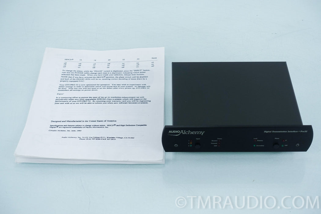 Audio Alchemy DTI-Pro32 Digital Transmission Interface