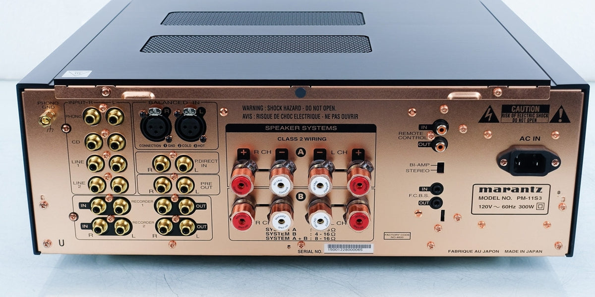 Marantz PM-11S3 Integrated Amplifier — The Music Room