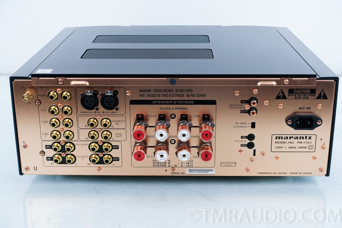 Marantz PM-11S3 Integrated Amplifier — The Music Room
