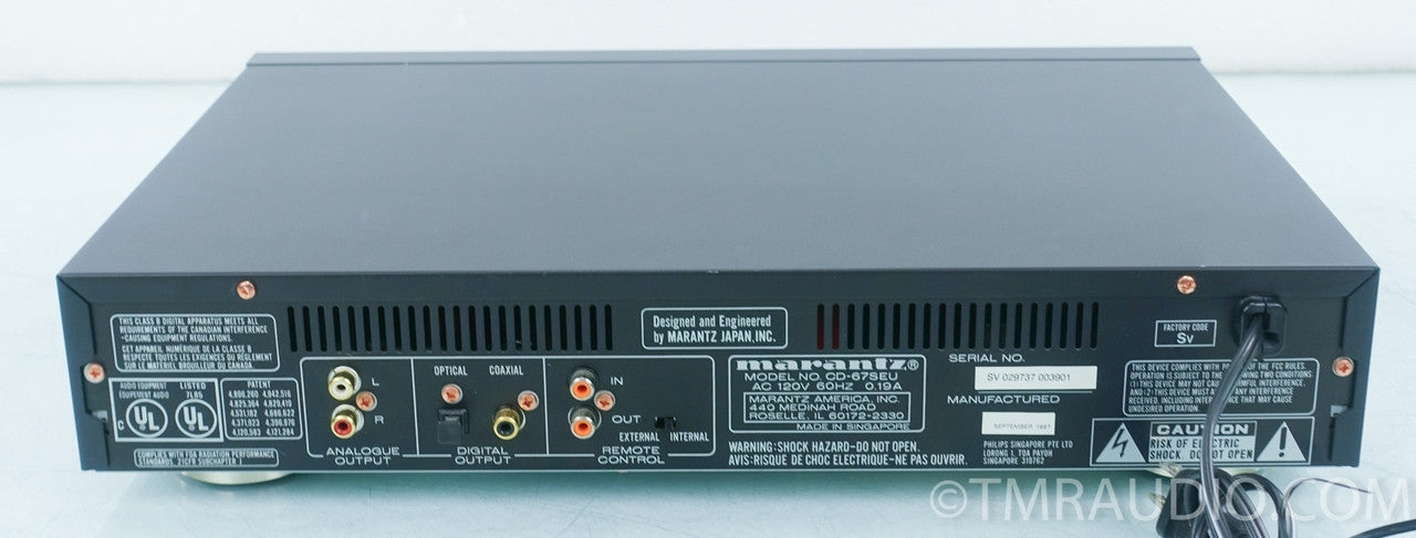 Marantz CD-67SE CD Player