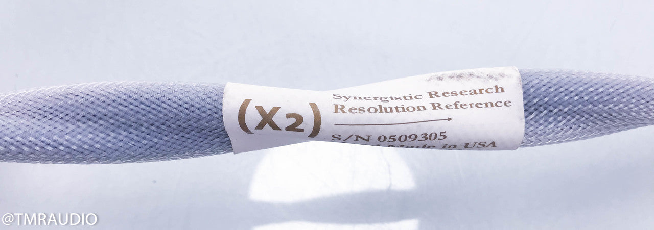 Synergistic Research Resolution Reference X2 XLR Cables