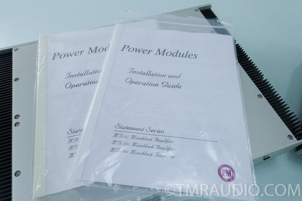 Belles MB-200 Mono Power Amplifiers