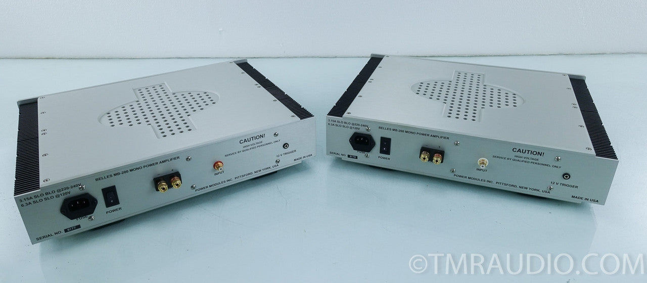 Belles MB-200 Mono Power Amplifiers