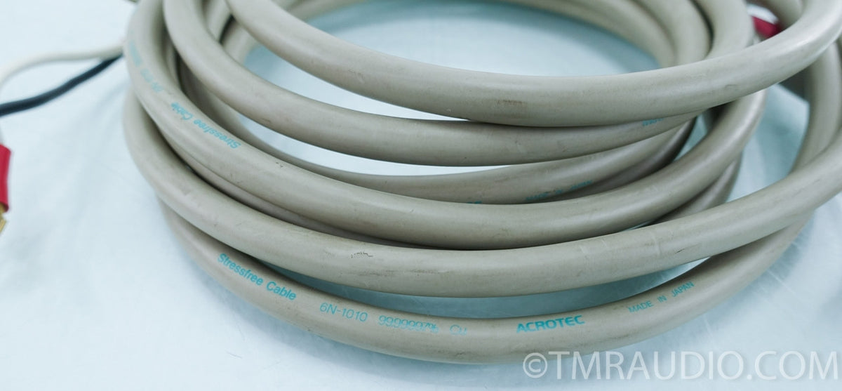 Acrotec Stress Free 6N-1010 Speaker Cables — The Music Room