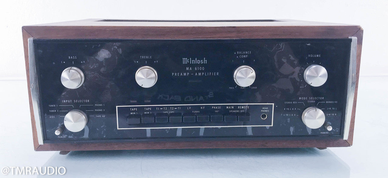 McIntosh MA 6100 Vintage Stereo Integrated Ampifier (AS-IS