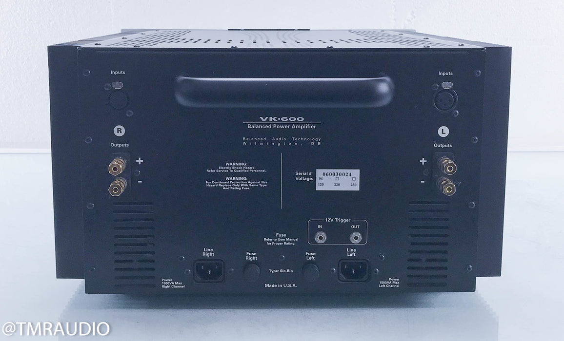 BAT VK-600SE Stereo Power Amplifier