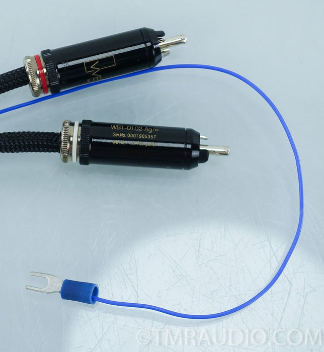 Silver Audio Silver Breeze RCA Cables 1.25m Phono Interconnects