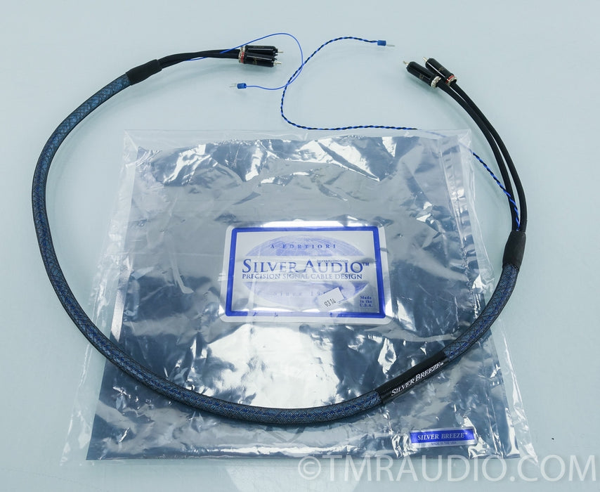 Silver Audio Silver Breeze RCA Cables 1.25m Phono Interconnects