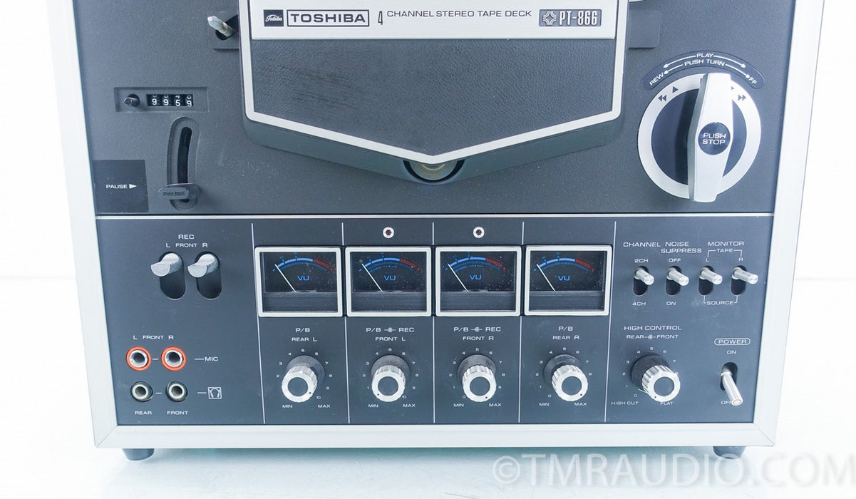 Toshiba PT-866 Reel to Reel Tape Recorder AS-IS