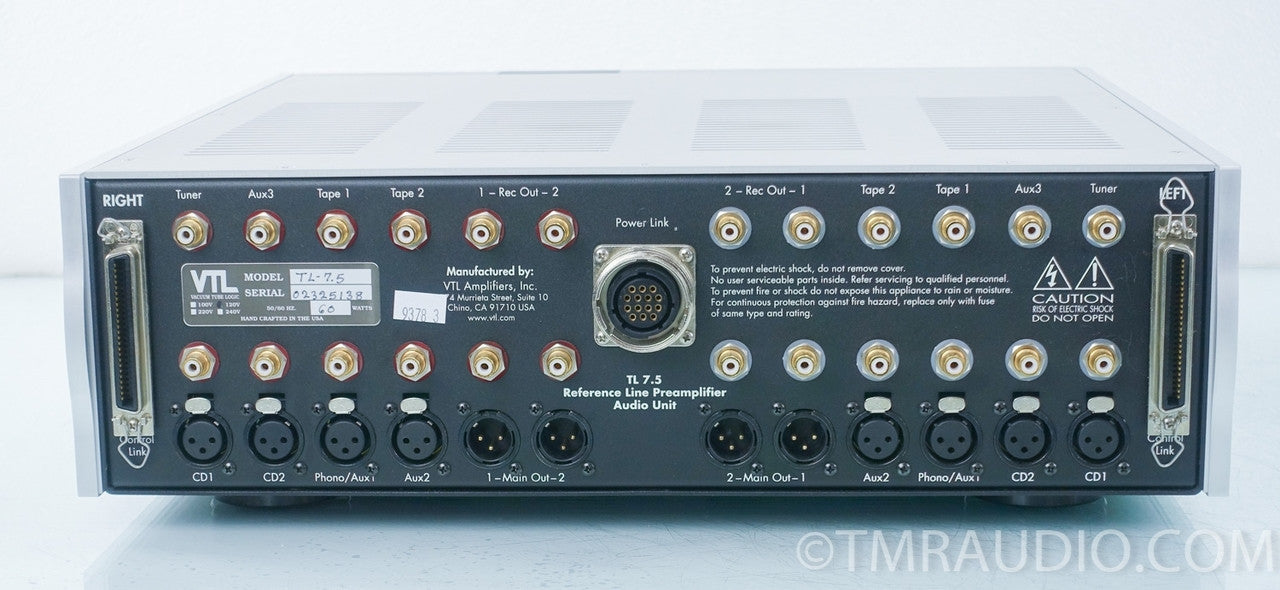 VTL TL-7.5 Reference Line Stereo Preamplifier
