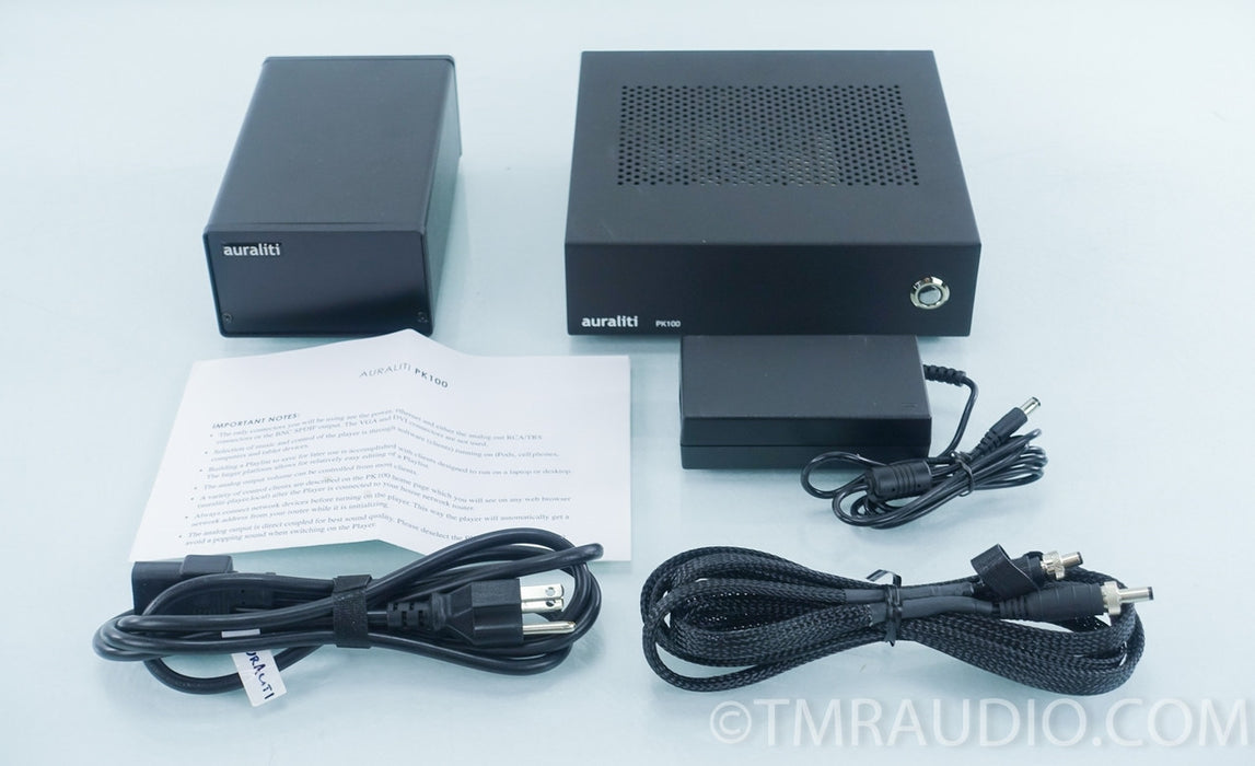 Auraliti PK100 Music Server w/ Linear Power Supply