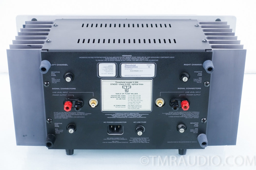 Threshold S200 Series II Optical Bias Stereo Power Amplfier