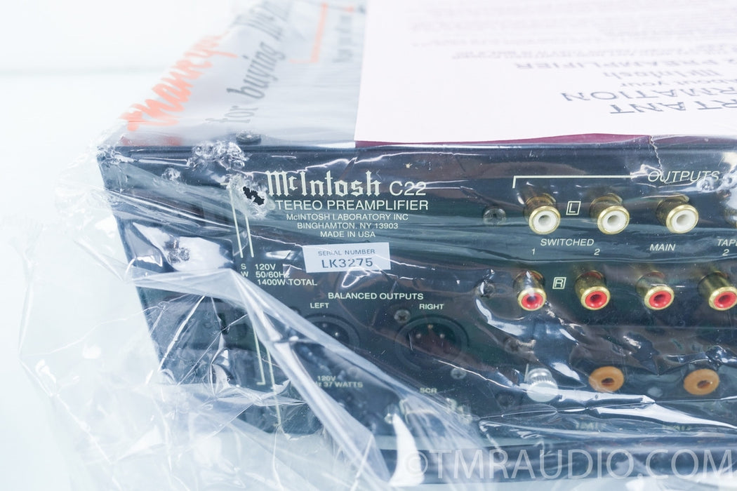 McIntosh C22 Commemorative Edition Stereo Preamplifier (NEW)