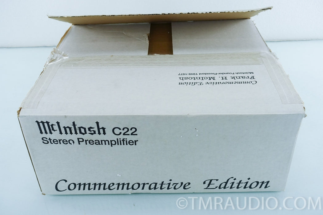 McIntosh C22 Commemorative Edition Stereo Preamplifier (NEW)