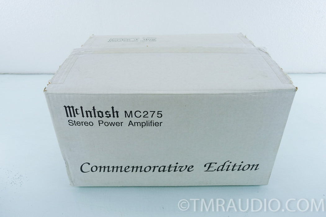 McIntosh MC275 Commemorative Edition Stereo Tube Amplifier (NEW)