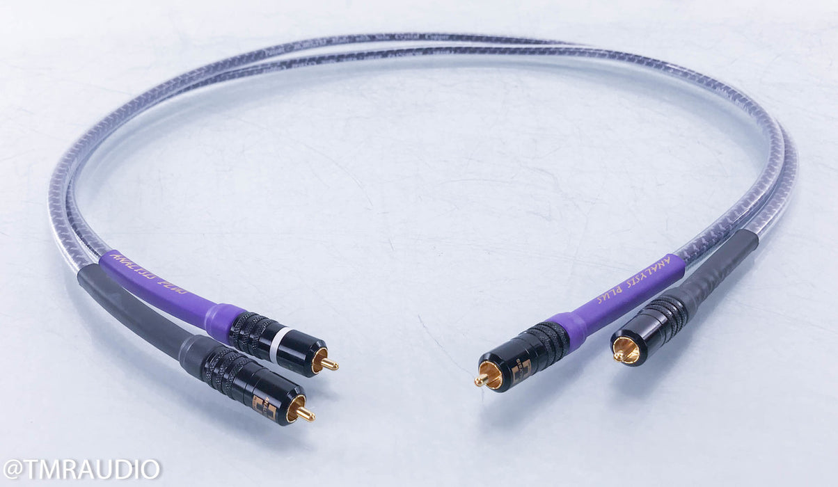 Analysis Plus Solo Crystal Oval RCA Cables