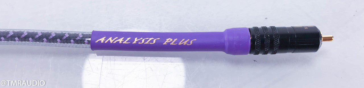 Analysis Plus Solo Crystal Oval RCA Cables